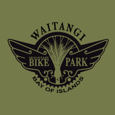 Waitangi MTB Park Women's Tee - Black Logo Design