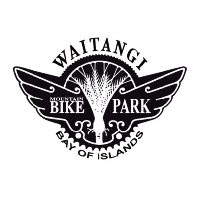 Waitangi MTB Park Women's Long Sleeve Tee - Black Logo Design