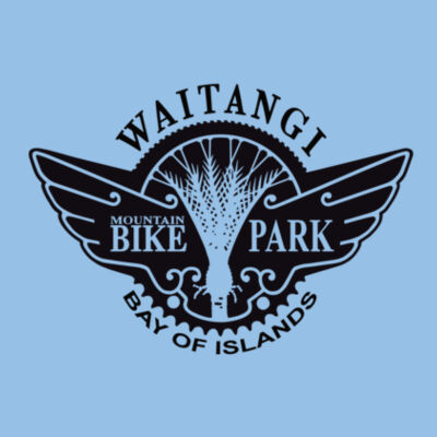 Waitangi MTB Park Kid's Tee - Black Logo Design