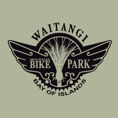 Waitangi MTB Park Baby's Tee - Black Logo Design