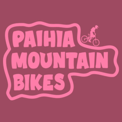 Paihia Mountain Bikes Women's Hoodie - Pink Logo Design