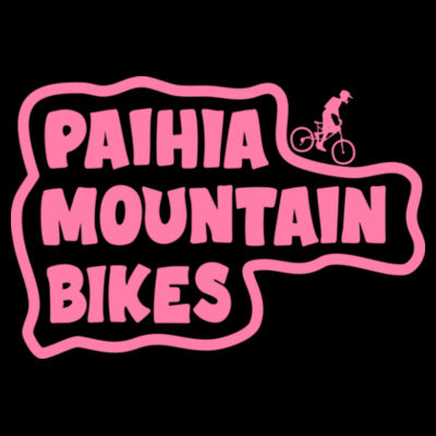 Paihia Mountain Bikes Women's Hoodie - Pink Logo Design