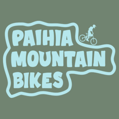 Paihia Mountain Bikes Kid's Tee - Blue Logo Design