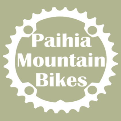 Paihia Mountain Bikes Women's Hoodie - White Logo Design